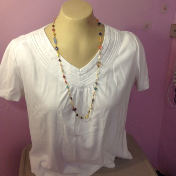 JEWELRY SALE ... HandCrafted Bead Soup Long Necklace about 30"  ...… x2 - Picture 5 of 7